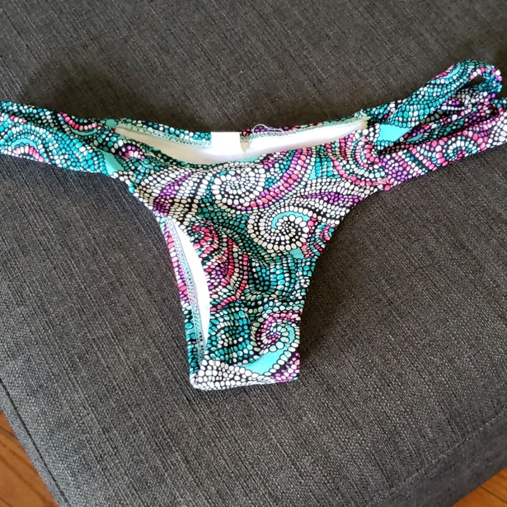 Colorful bikini bottoms
